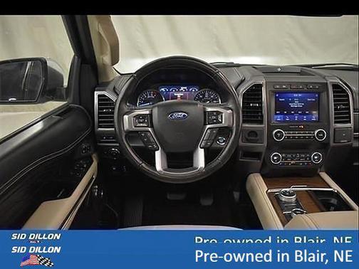 Star White Metallic Tri-Coat 2020 Ford Expedition Platinum