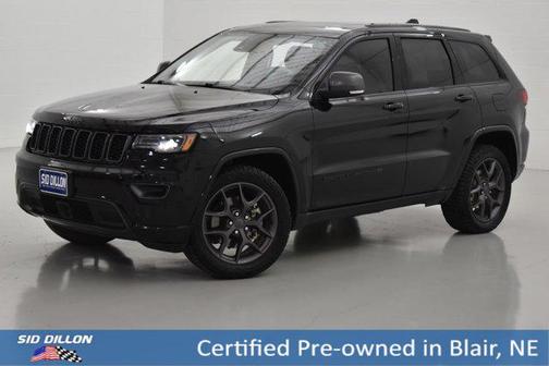 Sangria Metallic Clearcoat 2021 Jeep Grand Cherokee 80th Anniversary 4x4