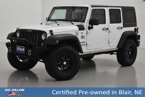 Bright White Clearcoat 2017 Jeep Wrangler Unlimited Sport