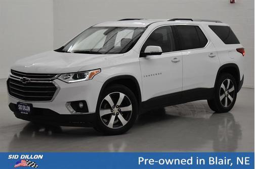 Summit White 2018 Chevrolet Traverse LT Leather