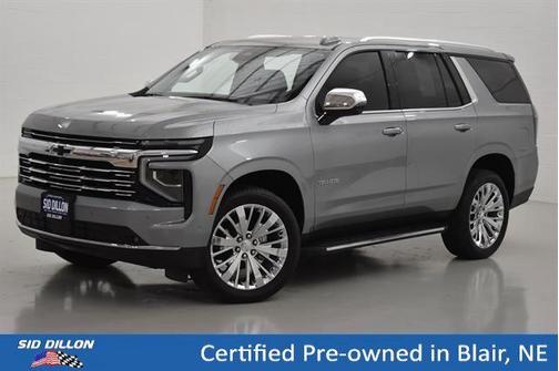 Sterling Gray Metallic 2025 Chevrolet Tahoe Premier