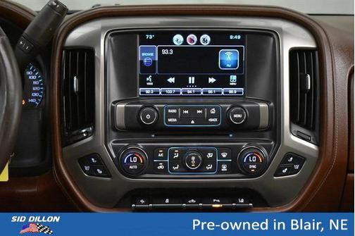 Deep Ocean Blue Metallic 2015 Chevrolet Silverado 1500 High Country