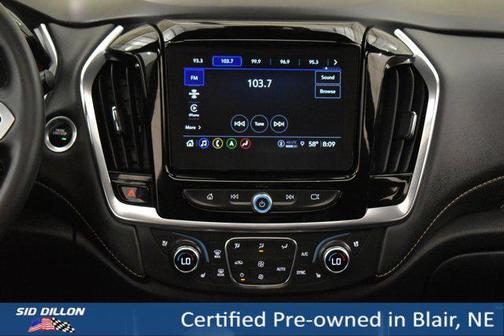 Summit White 2023 Chevrolet Traverse Premier