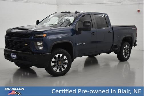 Northsky Blue Metallic 2021 Chevrolet Silverado 2500 Custom