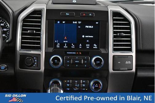 Red 2019 Ford F-150 Platinum
