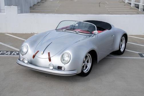 Silver 1957 Porsche 356 A Speedster