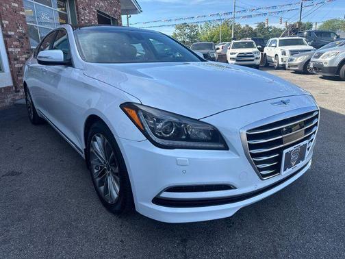 Casablanca White 2015 Hyundai Genesis 3.8