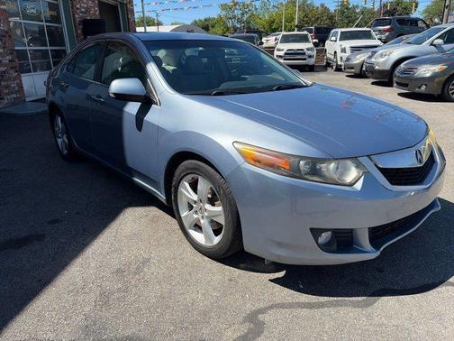 Blue 2009 Acura TSX ONE-OWNER WITH SUNROOF AND HEATED SEATS