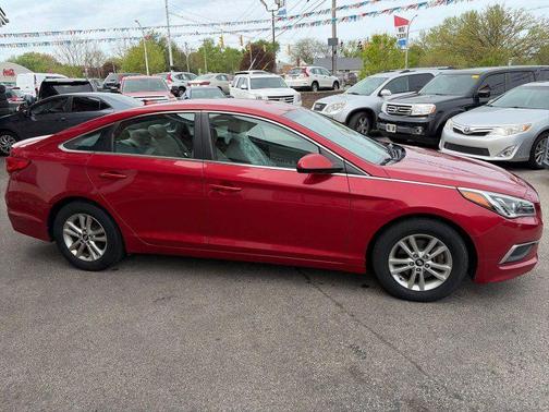 Scarlet Red 2017 Hyundai SONATA Base