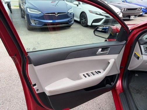 Scarlet Red 2017 Hyundai SONATA Base