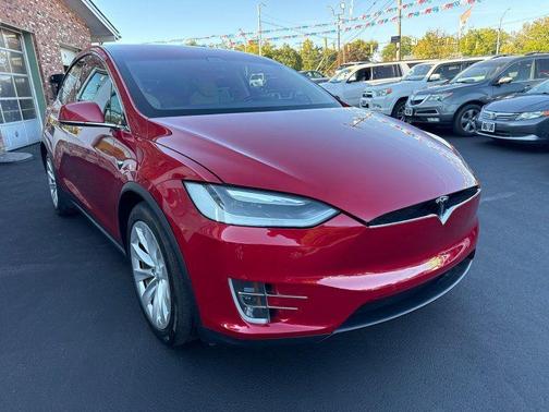 Red 2016 Tesla Model X 75D