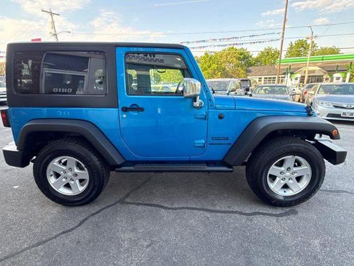 Blue 2015 Jeep Wrangler Sport