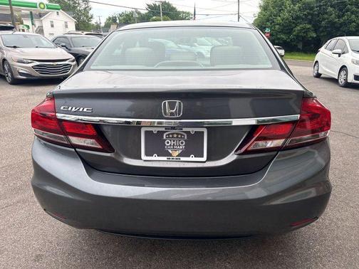 Gray 2013 Honda Civic LX