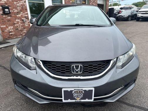 Gray 2013 Honda Civic LX
