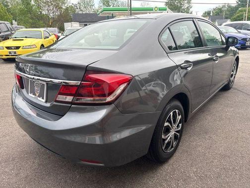 Gray 2013 Honda Civic LX