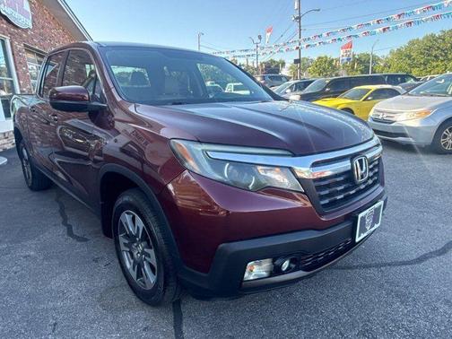 Red 2017 Honda Ridgeline RTL