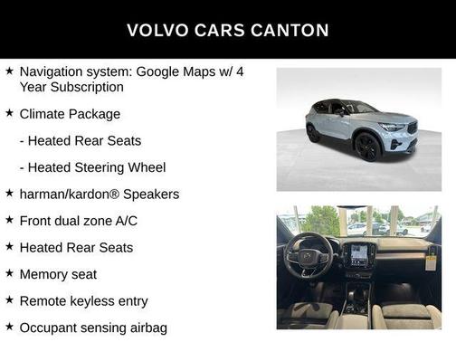 Metallic 2026 Volvo XC40 B5 Ultra Black Edition