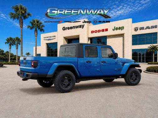 Hydro Blue Pearlcoat 2026 Jeep Gladiator Willys 4x4