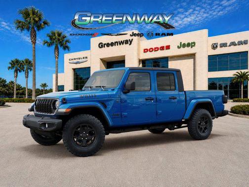 Hydro Blue Pearlcoat 2026 Jeep Gladiator Willys 4x4
