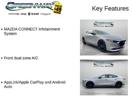 Platinum Quartz Metallic 2024 Mazda Mazda3 2.5 S Select Sport