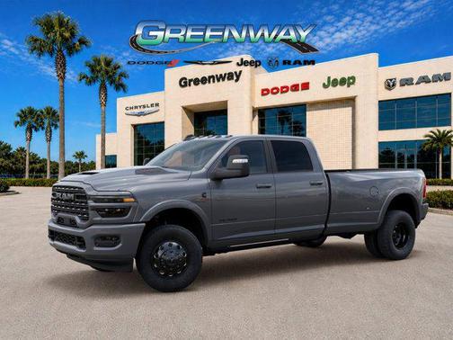 Ceramic Gray Clearcoat 2026 RAM 3500 Limited Crew Cab 4x4 8' Box