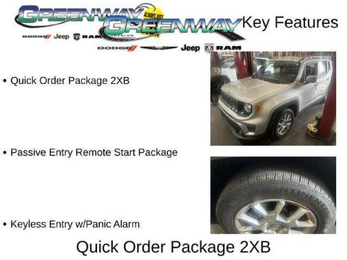 Glacier Metallic Clearcoat 2019 Jeep Renegade Latitude
