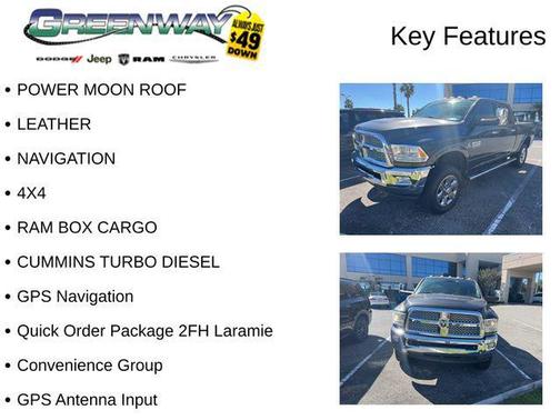 2018 RAM 2500 Laramie Crew Cab 4x4 6'4' Box