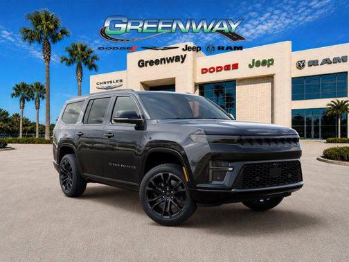 High Gloss Black 2026 Jeep Grand Wagoneer Summit Obsidian 4x4