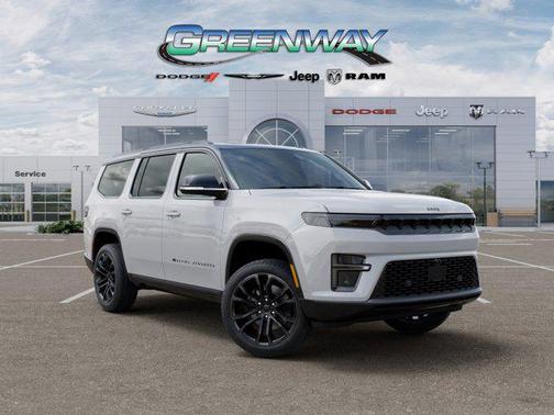 Bright White Clearcoat 2026 Jeep Grand Wagoneer Summit Obsidian 4x4