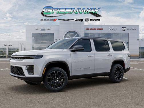 Bright White Clearcoat 2026 Jeep Grand Wagoneer Summit Obsidian 4x4