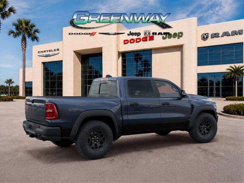 Forged Blue Metallic 2026 RAM 1500 RHO Crew Cab 4x4 5'7' Box