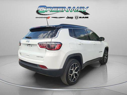 Bright White Clearcoat 2024 Jeep Compass Limited