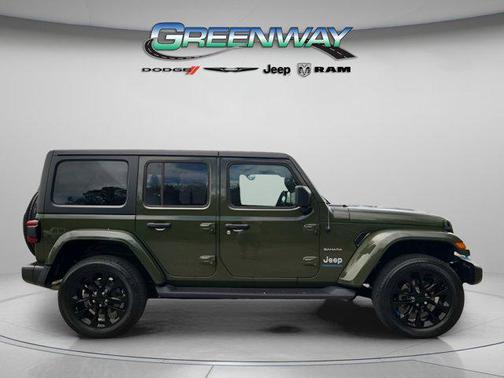Sarge Green Clearcoat 2023 Jeep Wrangler 4xe Sahara