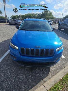 Hydro Blue Pearlcoat 2021 Jeep Cherokee Latitude Lux