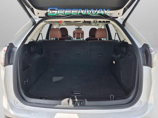 WHITE PLATINUM MET TRI-COAT 2018 Ford Edge Titanium