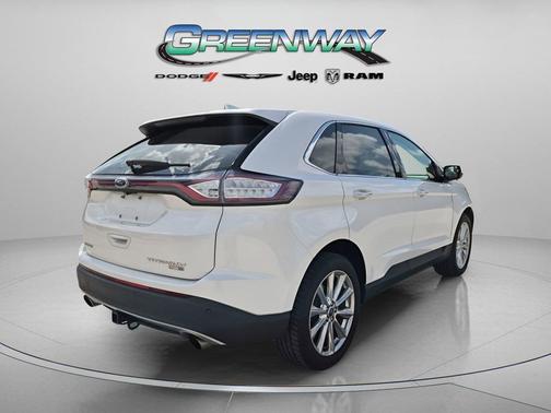 WHITE PLATINUM MET TRI-COAT 2018 Ford Edge Titanium