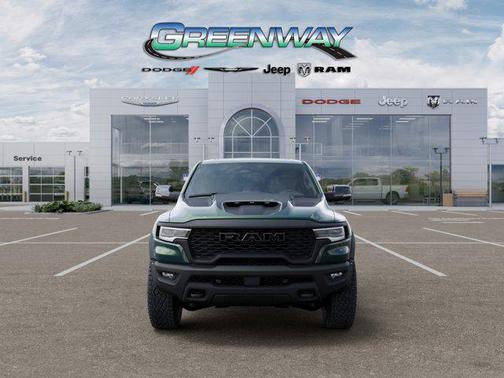 Serrano Green Metallic 2026 RAM 1500 RHO Crew Cab 4x4 5'7' Box