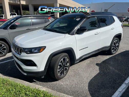 Bright White Clearcoat 2023 Jeep Compass Limited
