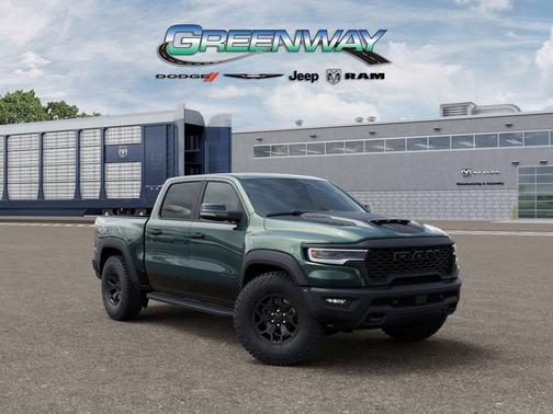 Serrano Green Metallic 2026 RAM 1500 RHO Crew Cab 4x4 5'7' Box