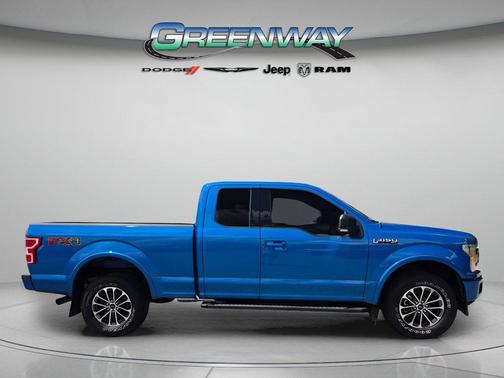 Blue 2019 Ford F-150 XLT