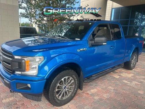 Blue 2019 Ford F-150 XLT
