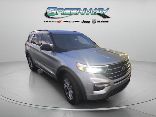 Iconic Silver Metallic 2023 Ford Explorer XLT