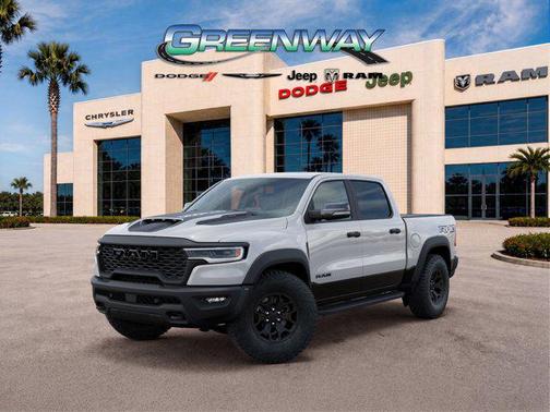 Bright White Clearcoat 2026 RAM 1500 RHO Crew Cab 4x4 5'7' Box