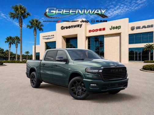 Serrano Green Metallic 2026 RAM 1500 Laramie