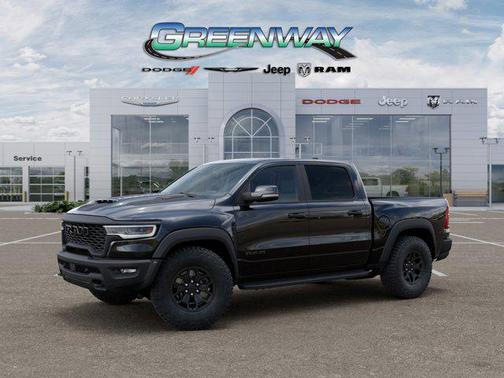 Diamond Black Crystal Pearlcoat 2026 RAM 1500 RHO Crew Cab 4x4 5'7' Box