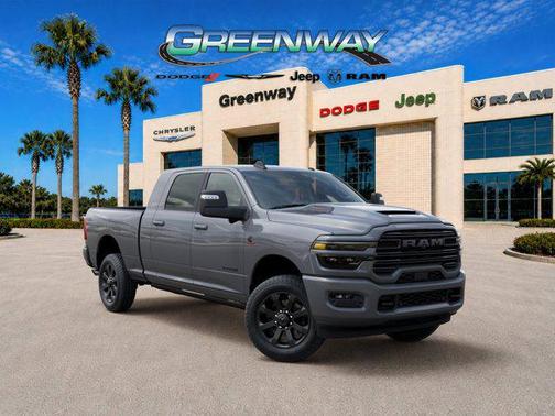 Ceramic Gray Clearcoat 2026 RAM 2500 Laramie Mega Cab 4x4 6'4' Box