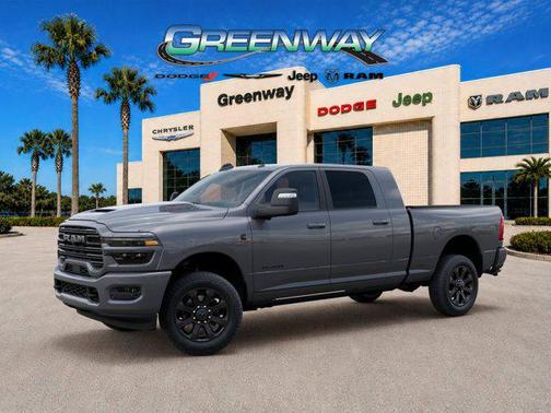 Ceramic Gray Clearcoat 2026 RAM 2500 Laramie Mega Cab 4x4 6'4' Box