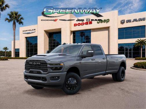 Ceramic Gray Clearcoat 2026 RAM 3500 Laramie Crew Cab 4x4 8' Box