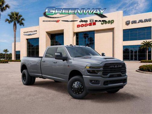 Ceramic Gray Clearcoat 2026 RAM 3500 Laramie Crew Cab 4x4 8' Box