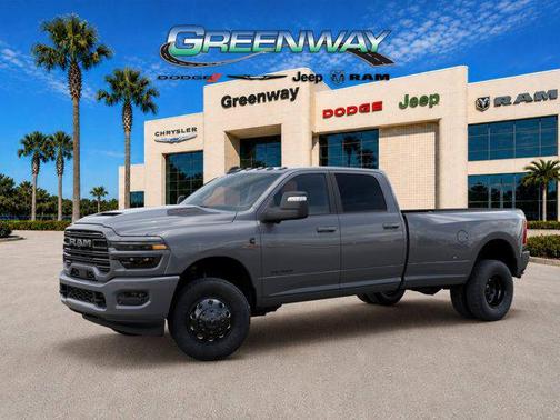 Ceramic Gray Clearcoat 2026 RAM 3500 Laramie Crew Cab 4x4 8' Box